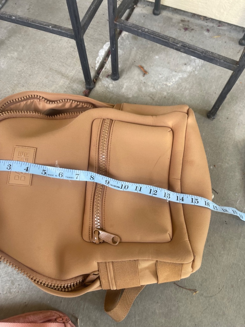 Large Dakota Backpack Dagne Dover Camel - Picture 11 of 15